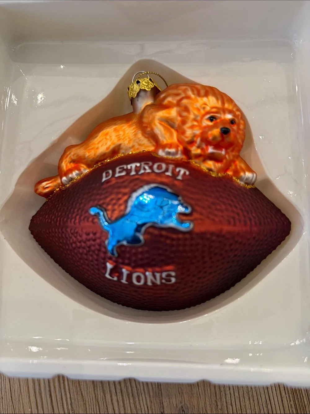 Team Spirit Ornaments Mascots Detroit Lions Ornament